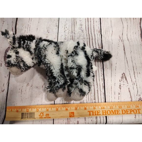 Zebra Plush Wildlife Artists Sitting Stuffed Animal Toy Realistic - Picture 5 of 5
